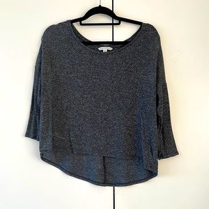 🌑 American Eagle Grey Knit Top